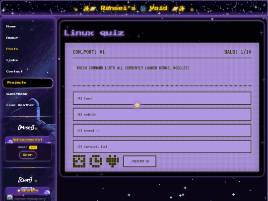 pages/other/linux-quiz screenshot