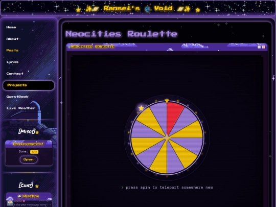 pages/other/roulette screenshot