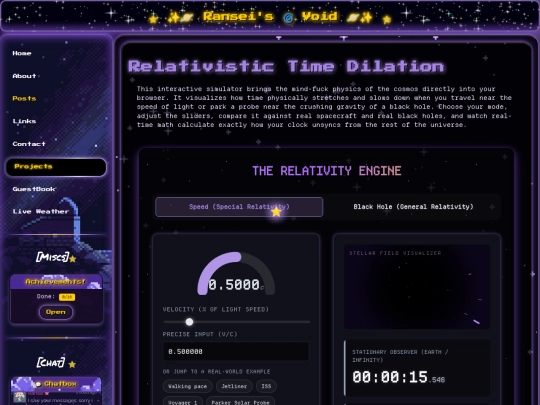 pages/other/time-dilation screenshot