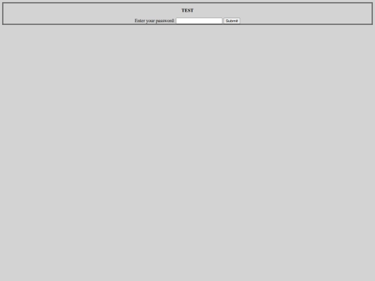 test screenshot