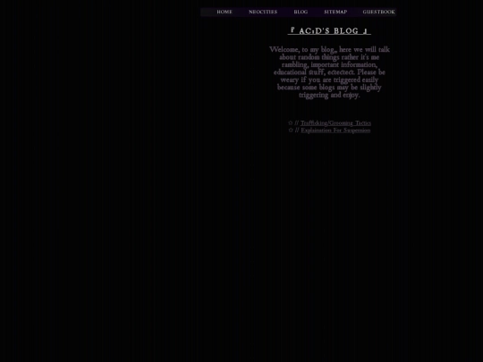 blog screenshot