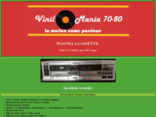 Pioneer piastra screenshot