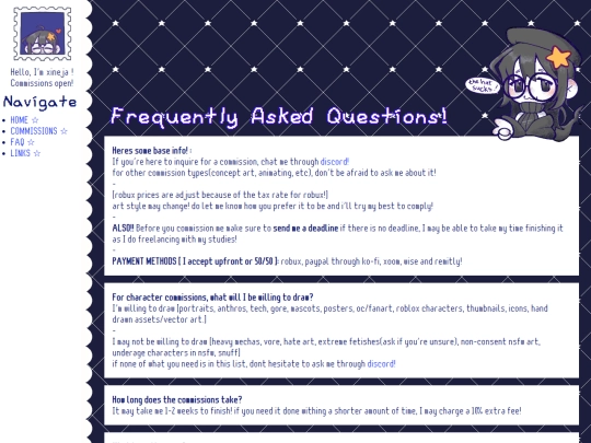 faq screenshot