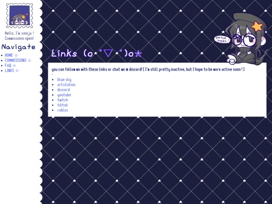 links screenshot