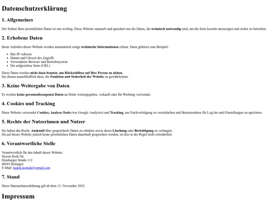 impressum screenshot