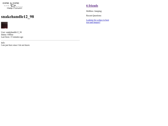 Profile screenshot