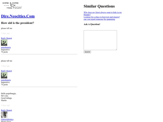 WebSite4 screenshot