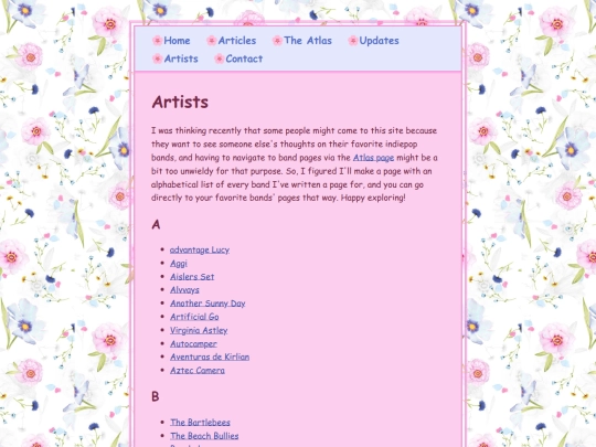 artists screenshot