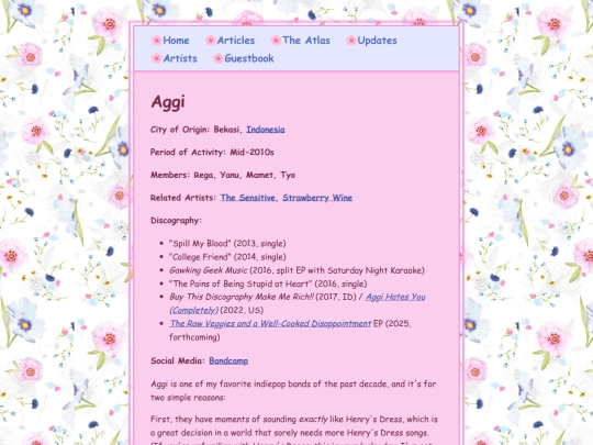 artists/aggi screenshot