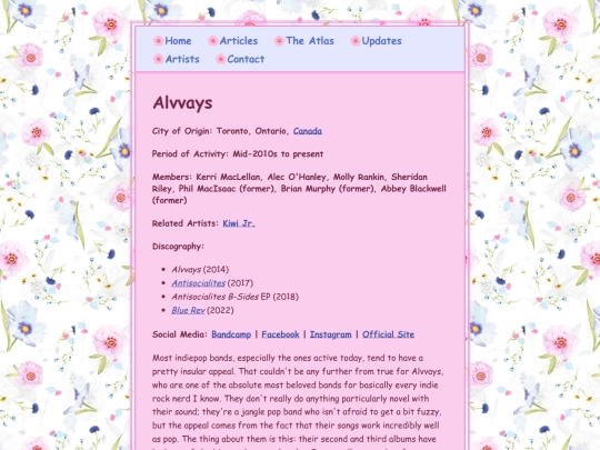 artists/alvvays screenshot