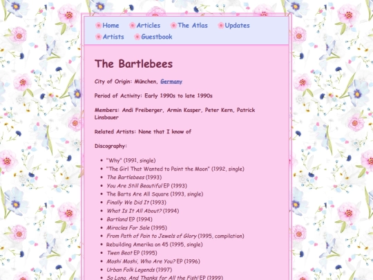 artists/bartlebees screenshot