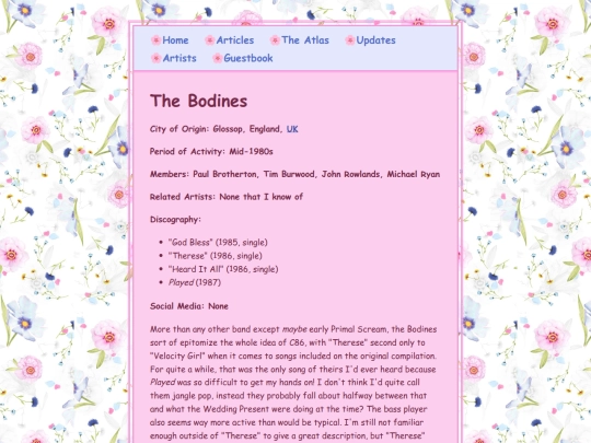 artists/bodines screenshot