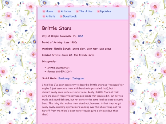 artists/brittlestars screenshot