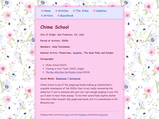 artists/chimeschool screenshot