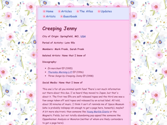 artists/creepingjenny screenshot