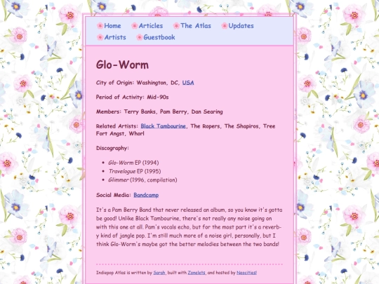 artists/glo-worm screenshot