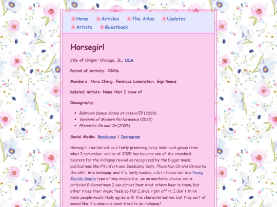artists/horsegirl screenshot