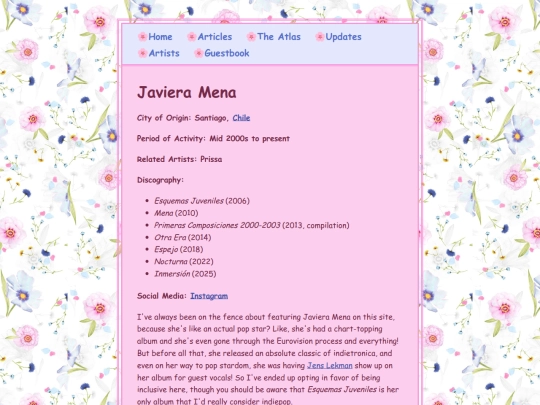 artists/javieramena screenshot