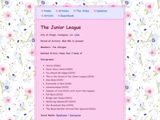artists/juniorleague screenshot