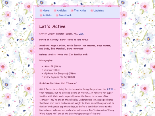 artists/letsactive screenshot