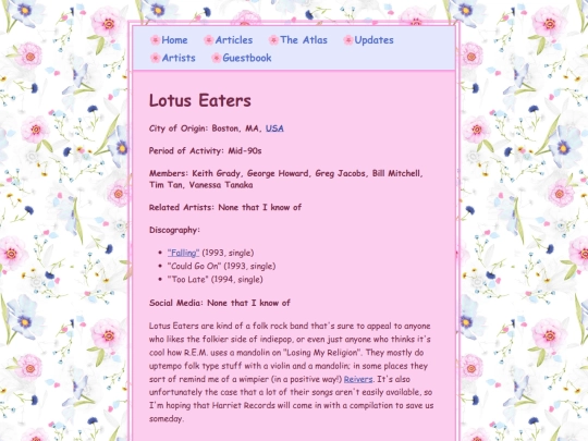 artists/lotuseaters screenshot