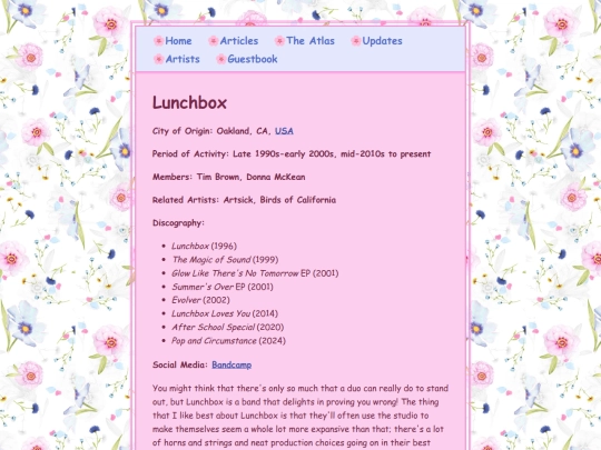 artists/lunchbox screenshot
