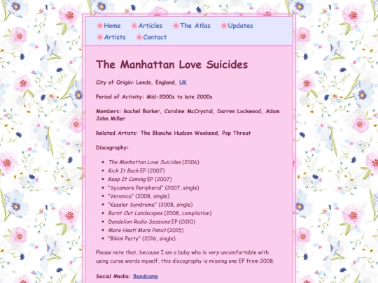 artists/manhattanlovesuicides screenshot