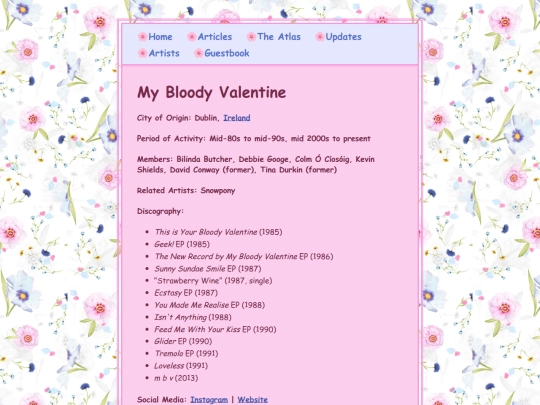 artists/mybloodyvalentine screenshot