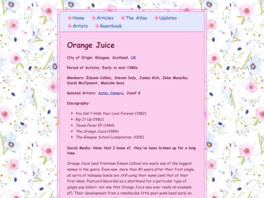 artists/orangejuice screenshot
