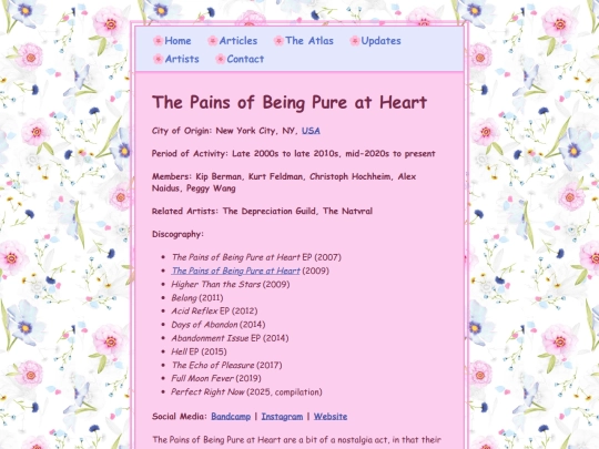 artists/painsofbeingpureatheart screenshot