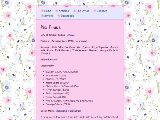 artists/piafraus screenshot