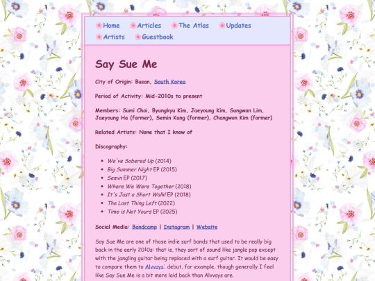 artists/saysueme screenshot