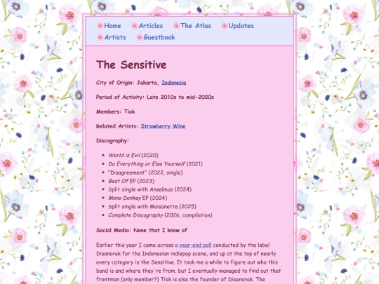 artists/sensitive screenshot