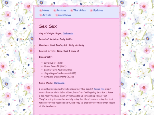 artists/sexsux screenshot
