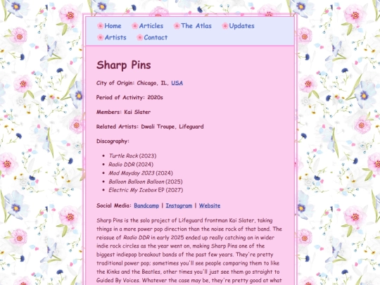 artists/sharppins screenshot