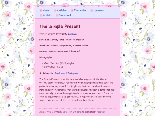 artists/simplepresent screenshot
