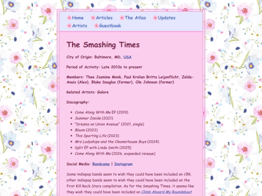 artists/smashingtimes screenshot
