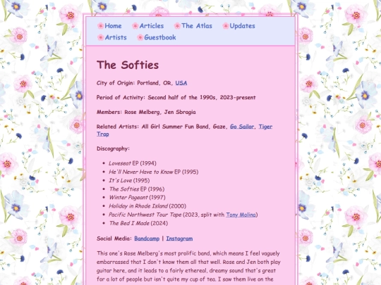 artists/softies screenshot