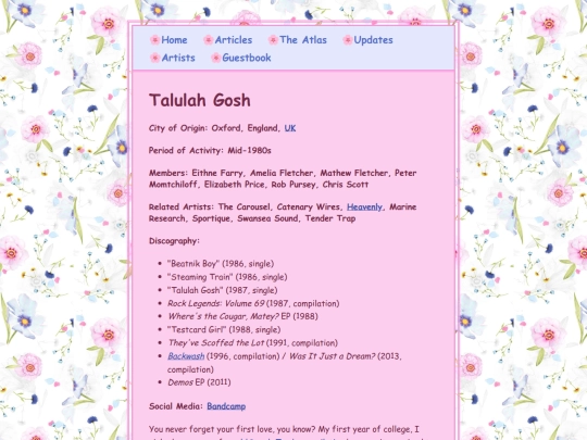 artists/talulahgosh screenshot
