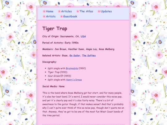 artists/tigertrap screenshot