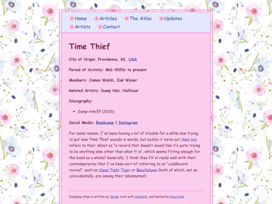 artists/timethief screenshot