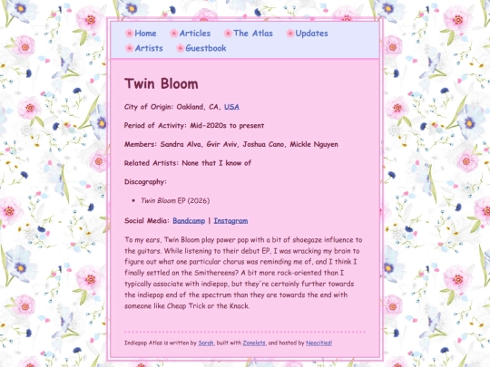 artists/twinbloom screenshot