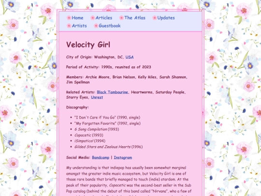 artists/velocitygirl screenshot