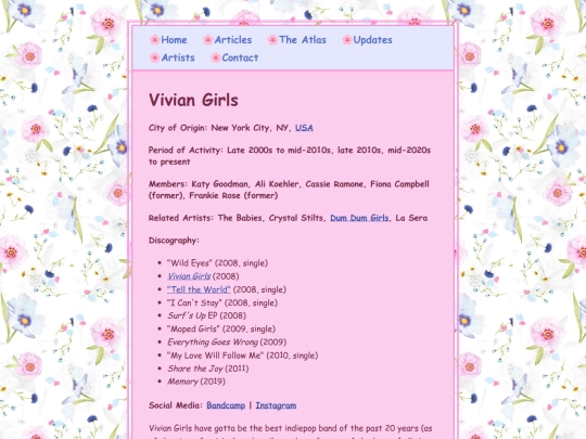 artists/viviangirls screenshot