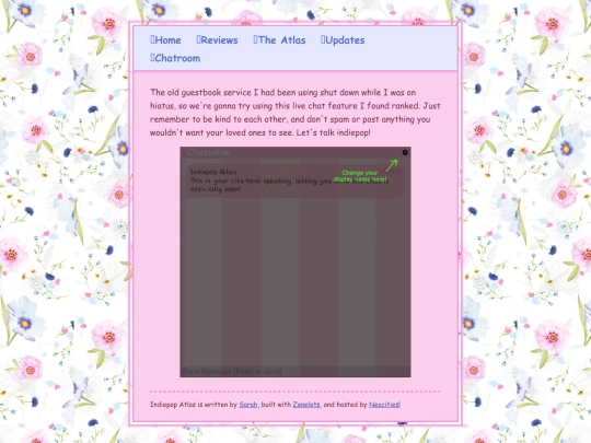 chatroom screenshot