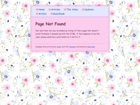 not_found screenshot