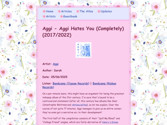 reviews/Aggi-Hates-You-Completely screenshot