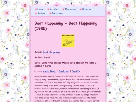 reviews/Beat-Happening screenshot