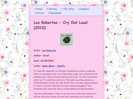 reviews/Cry-Out-Loud screenshot