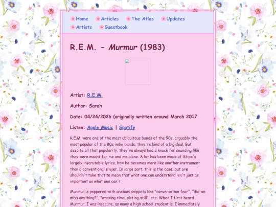 reviews/Murmur screenshot